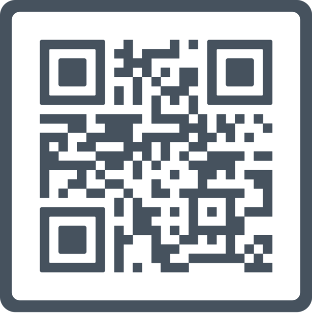 Jesse Haug’s QR code, matched to the company logo’s gray